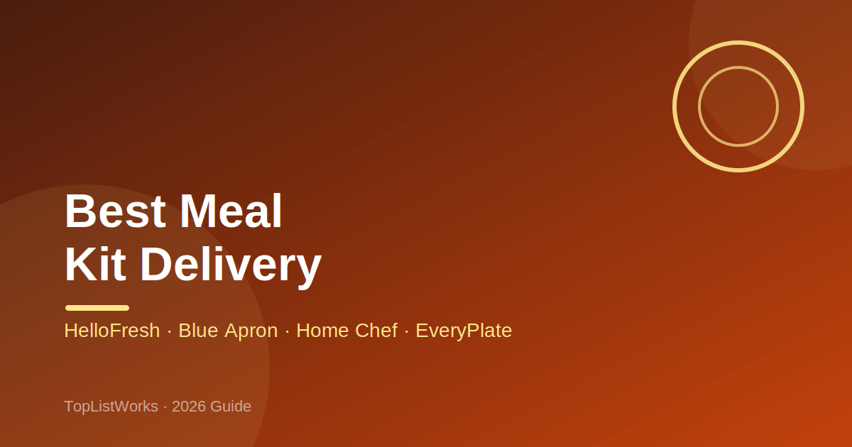 Best Meal Kit Delivery Services in 2026: HelloFresh vs Blue Apron vs Home Chef vs EveryPlate