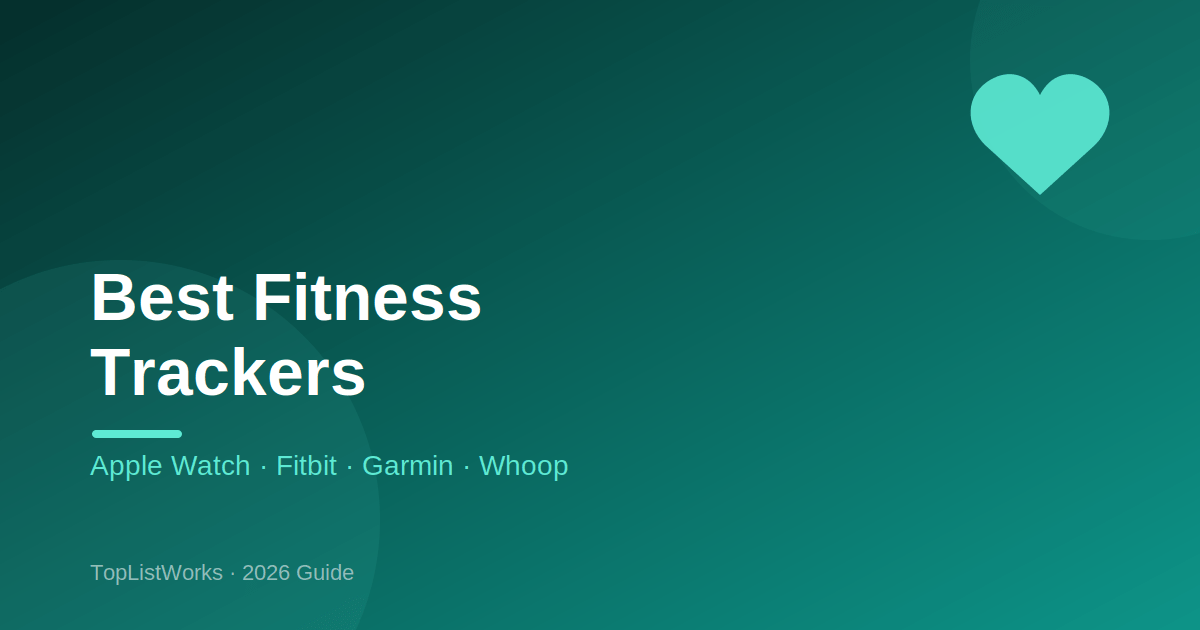 Best Fitness Trackers in 2026: Apple Watch vs Fitbit vs Garmin vs Whoop
